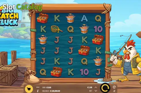 Скрин2. Big Catch Cluck слот