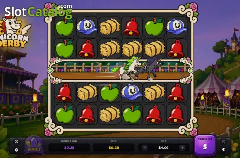 Скрин3. Unicorn Derby слот