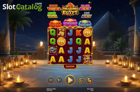 Скрин2. 3 Treasures of Egypt: Hold and Win слот