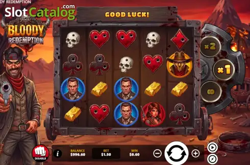 Скрин3. Bloody Redemption слот