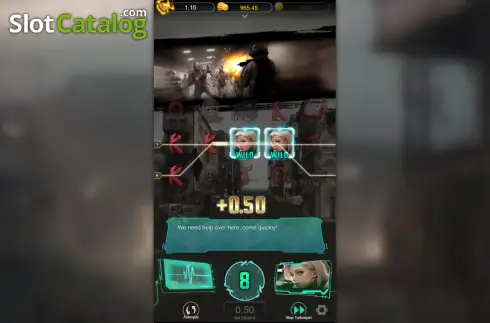 Скрин3. Doom Squad слот
