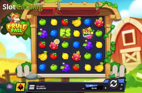 Скрин2. Fruit Fall (Hyper Play) слот