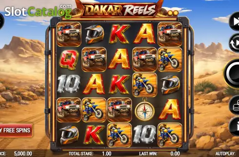 Скрин2. Dakar Reels слот