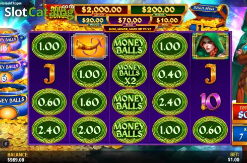 Скрин3. Magic Treasures Gold Rogue слот