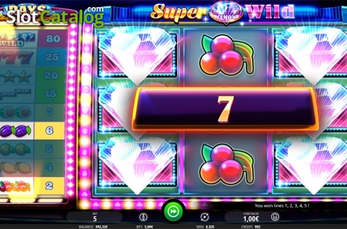 Скрин8. Super Diamond Wild слот