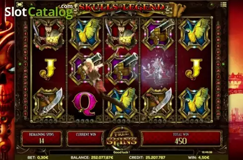 Скрин5. Skulls of Legend слот