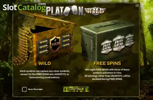 Скрин2. Platoon Wild слот