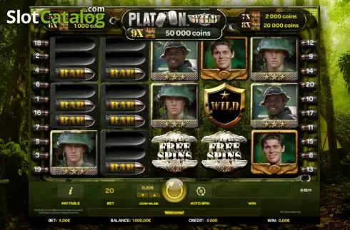 Скрин3. Platoon Wild слот