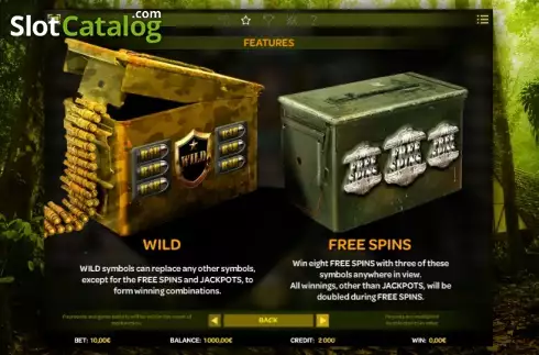 Скрин7. Platoon Wild слот