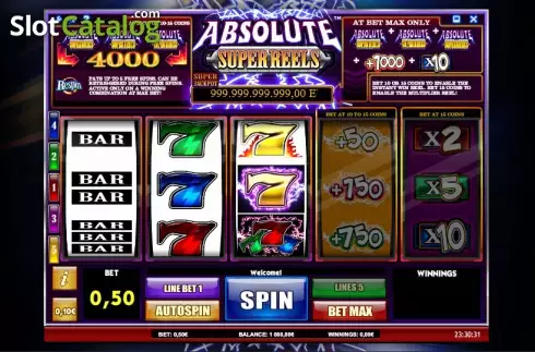Скрин3. Absolute Super Reels слот