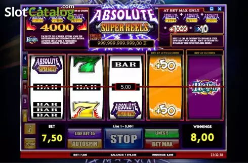 Скрин5. Absolute Super Reels слот
