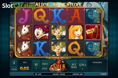 Скрин2. Alice Adventure слот