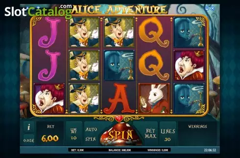 Скрин3. Alice Adventure слот