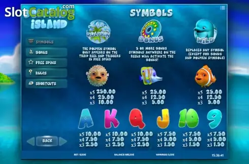 Скрин4. Dolphin's Island слот