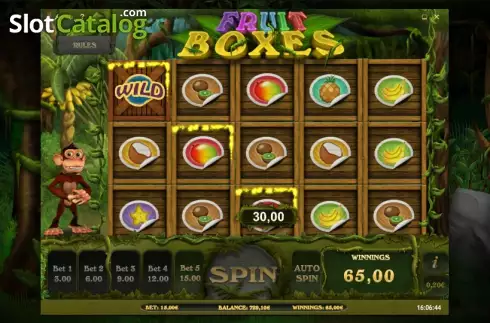 Скрин4. Fruit Boxes слот