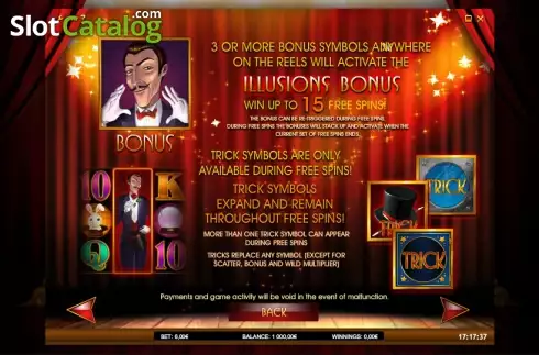 Скрин4. Illusions 2 слот