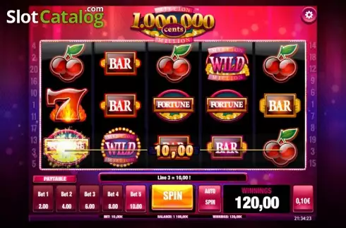 Скрин3. Million Cents HD слот