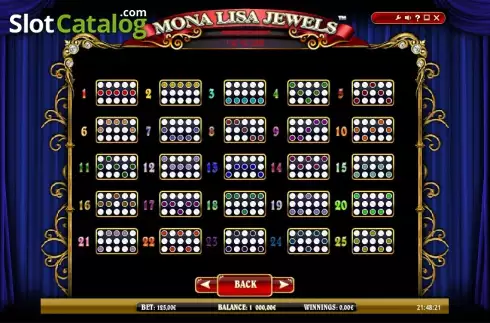 Скрин9. Mona Lisa Jewels слот