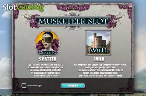 Скрин2. Musketeer Slot слот