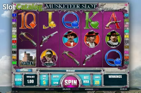 Скрин3. Musketeer Slot слот