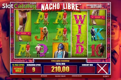 Скрин7. Nacho Libre слот