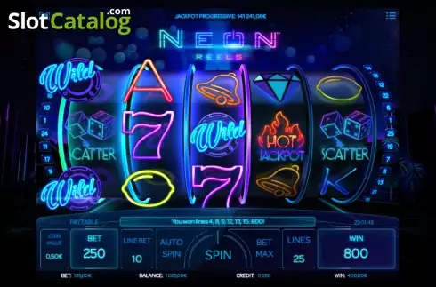 Скрин4. Neon Reels слот