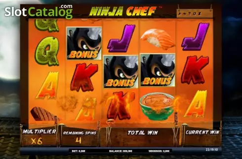 Скрин4. Ninja Chef слот