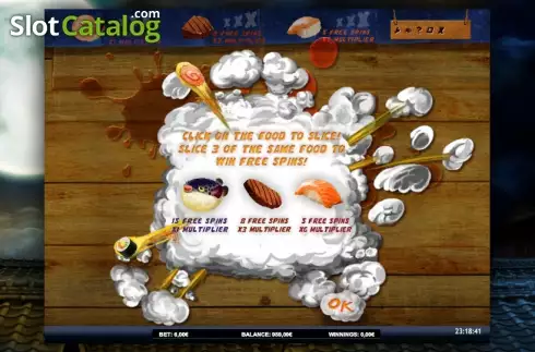 Скрин5. Ninja Chef слот