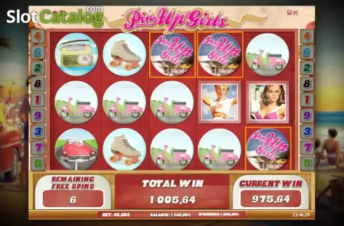 Скрин7. Pin Up Girls (iSoftBet) слот
