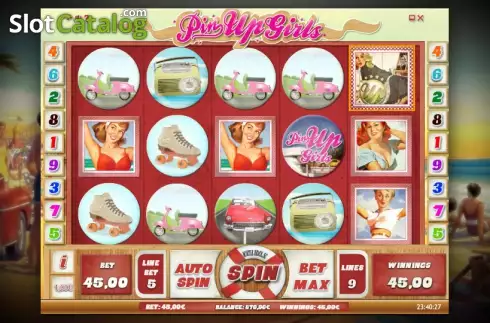 Скрин4. Pin Up Girls (iSoftBet) слот
