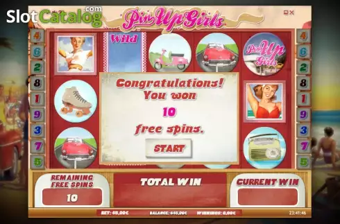 Скрин5. Pin Up Girls (iSoftBet) слот