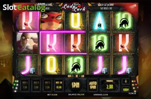 Скрин5. Super Lady Luck слот