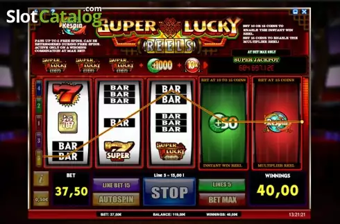 Скрин5. Super Lucky Reels слот