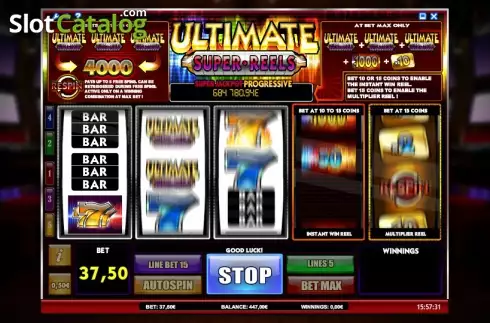 Скрин3. Ultimate Super Reels слот