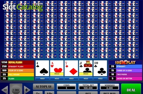 Скрин2. 100x Play Poker слот