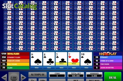 Скрин4. 100x Play Poker слот