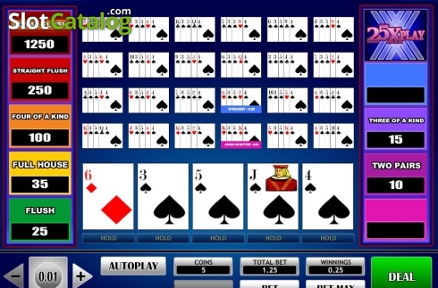 Скрин5. 25x Play Poker слот