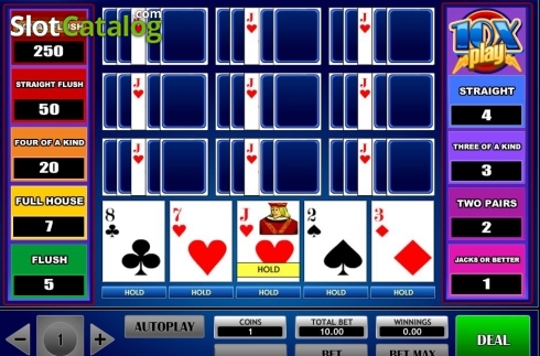 Скрин2. 10x Play Poker (iSoftBet) слот