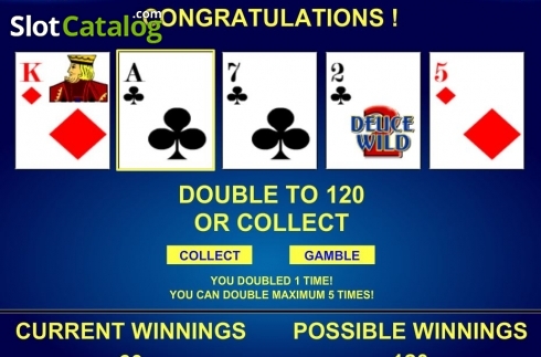 Скрин4. 4x Deuce Wild Poker слот