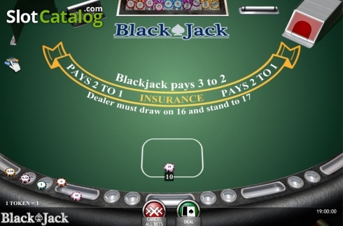 Скрин2. Blackjack (iSoftBet) слот