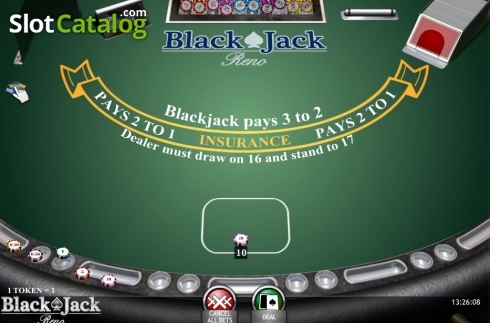 Скрин2. Blackjack Reno (iSoftBet) слот