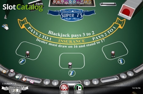 Скрин2. Blackjack Super 7s MH слот