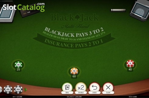 Скрин2. Blackjack MH (iSoftBet) слот