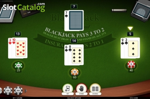 Скрин3. Blackjack MH (iSoftBet) слот