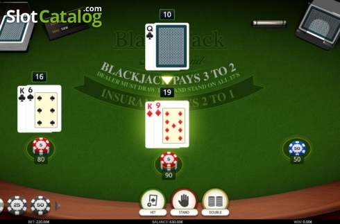 Скрин5. Blackjack MH (iSoftBet) слот
