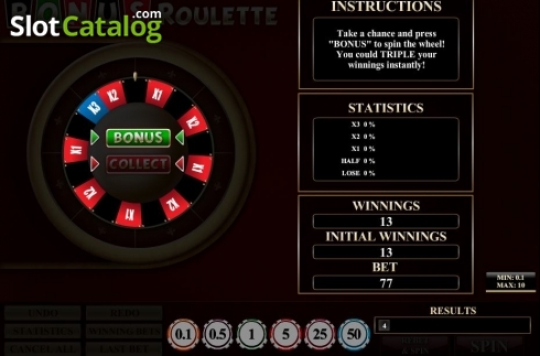Скрин5. Bonus Roulette (iSoftBet) слот