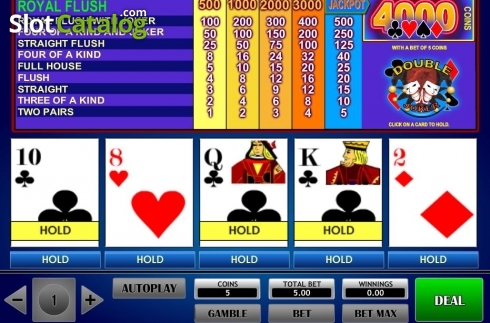 Скрин2. Double Joker Poker (iSoftBet) слот