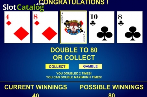 Скрин6. Double Joker Poker (iSoftBet) слот