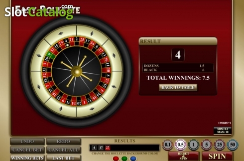 Скрин7. Easy Roulette (iSoftBet) слот