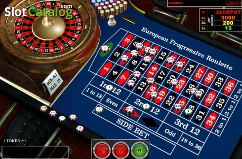 Скрин3. European Progressive Roulette (iSoftBet) слот